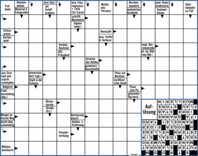 Kreuzworträtsel - Kreuzworträtsel, Sudokus und Rätsel aller art